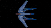 Hawk IBlue Gold in space - Above.png