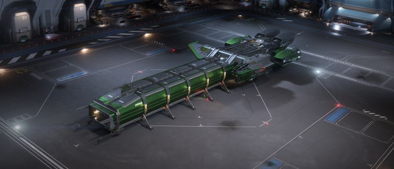 文件:Caterpillar Ghoulish Green - Landed in hangar.jpg