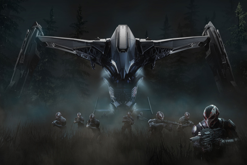 文件:Prowler Landed with Squad Concept.png