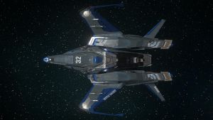 Mustang Gamma in space - Below.jpg