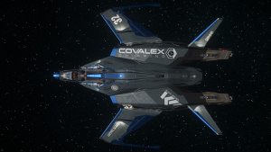 Mustang Gamma in space - Above.png